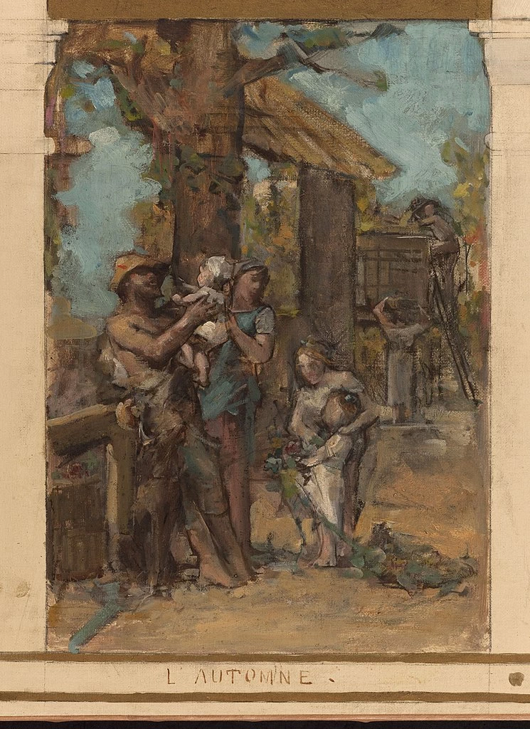 Bozetto per il 4° municipio. l'autunno - Musée des Beaux, Arts de la ville de Paris